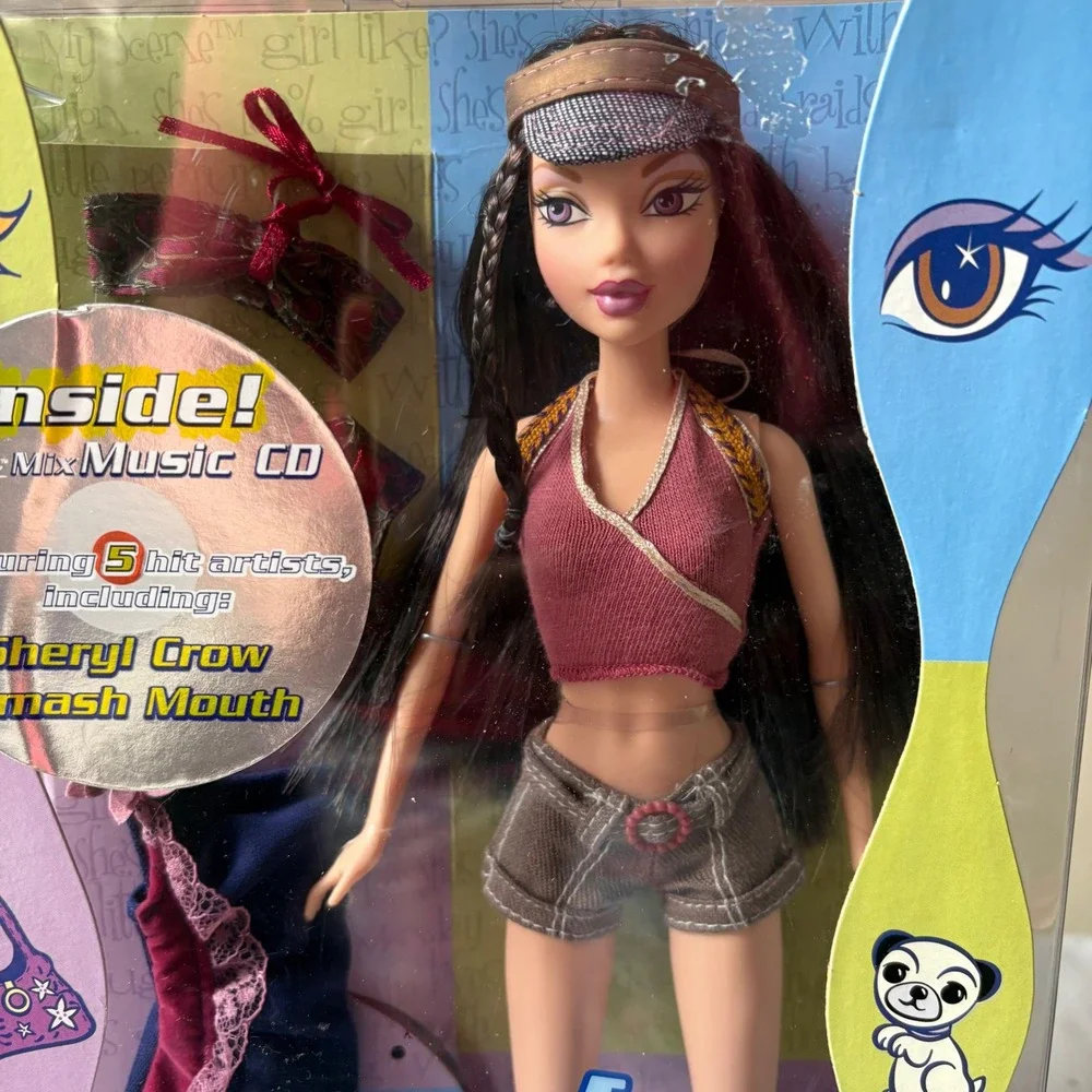 Mattel My Scene Nolee Doll 2002 First Wave with Music CD New B4575 Y2K Barbie